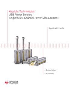 U2022xa 50 Mhz 至 40 Ghz Usb 峰值功率和平均功率传感器 Keysight