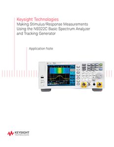 Stimulus-Response Tests Using a Spectrum Analyzer