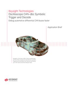 Debugging Automotive Differential CAN Buses Faster | Keysight