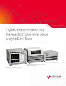 Power Device Analyzer / Curve Tracer | Keysight