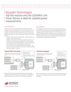 U2049xa 10 Mhz To 33 Ghz Lan Peak And Average Power Sensor Keysight