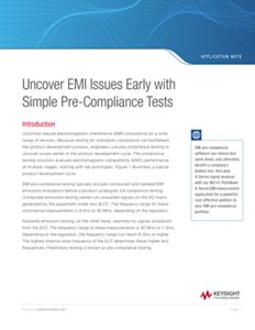 Enhancing Efficiency of EMI Pre-Compliance Testing with Advanced Software Capabilities