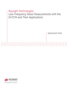 Advanced Low-Frequency Noise Analyzer | Keysight