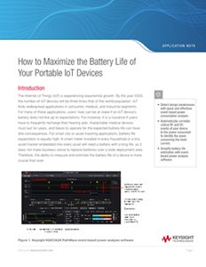 How to Maximize the Battery Life of Your Portable IoT Devices
