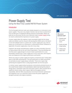 How to Optimize Power Supply Testing