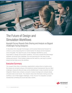 The Future of Design and Simulation Workflows - Report