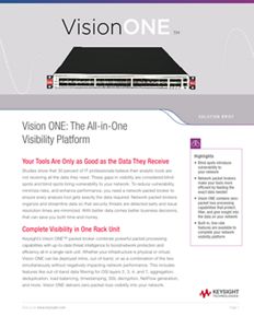 Vision ONE: The All-in-One Visibility Platform