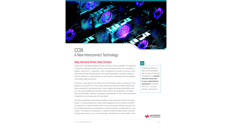 CCIX – A New Interconnect Technology