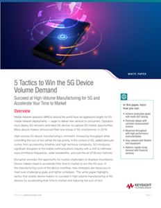 5 Tactics to Win the 5G Smartphone Device Volume Demand