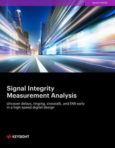 Signal Integrity Measurement Analysis | Keysight