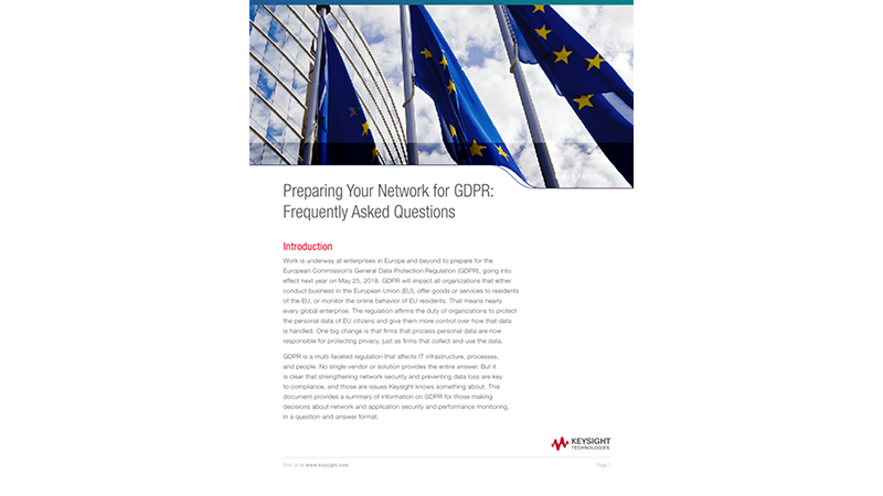 Preparing Your Network for GDPR: Frequently Asked Questions