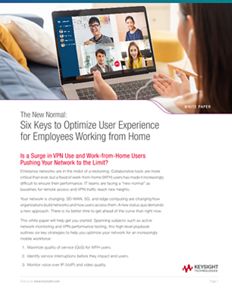 The New Normal: Six Keys to Optimize User Experience for Employees Working from Home