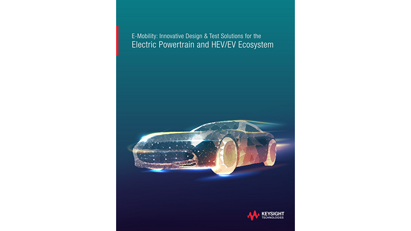 E-Mobility: Innovative Design & Test Solutions for the Electric Powertrain and HEV/EV Ecosystem
