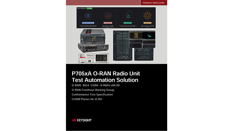 P705xA O-RAN Radio Unit Test Automation Solution