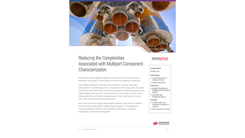 Reducing the Complexities Associated with Multiport Component Characterization
