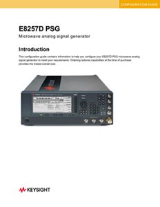 PSG Signal Generators | Keysight