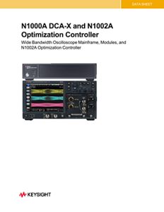 Dca X Sampling Oscilloscopes Keysight