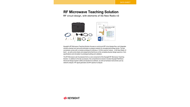 RF Microwave Teaching Solution