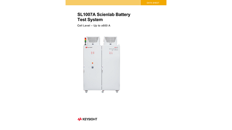 SL1007A Scienlab Battery Test System – Cell Level – Up to ±600 A