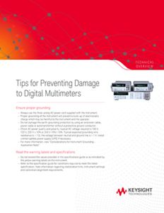 Tips for Preventing Damage to Digital Multimeters 
