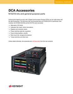 Dca X Sampling Oscilloscopes Keysight