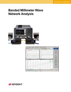 N5252a E Band Network Analyzer System Keysight