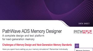 PathWave ADS Memory Designer