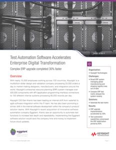 Test Automation Software Accelerates Enterprise Digital Transformation 