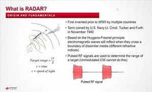 Lesson 1 - Radar Basics