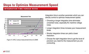 Lesson 3 - Steps to Optimize Measurement Speed