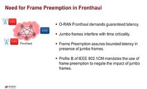 Lesson 9 - Validating Fronthaul Frame Preemption to Improve Latency