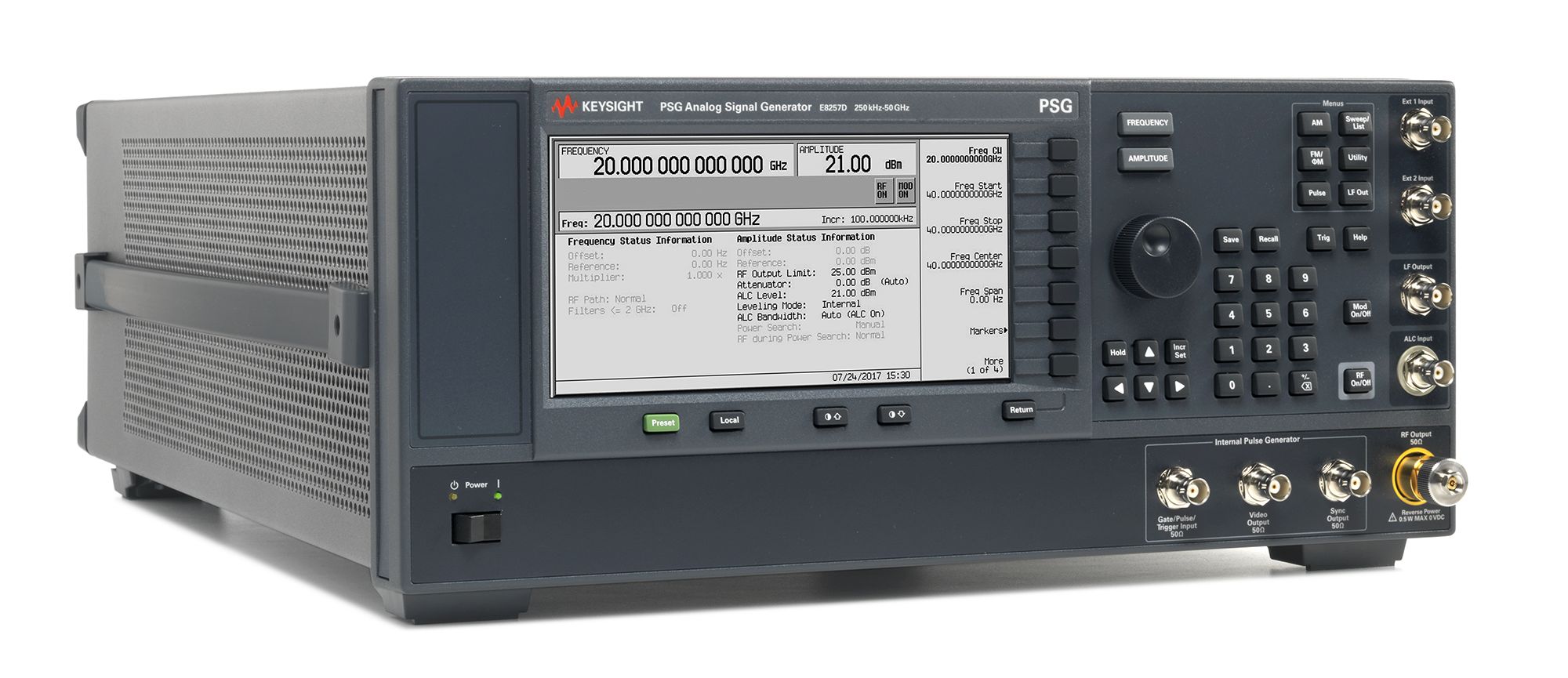 PSG Analog Signal Generator Keysight Premium Used E8257D - Stock Image 1