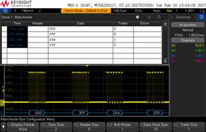 M9240NRZA User-definable Manchester and NRZ Trigger and Decode for M924XA Series Oscilloscopes