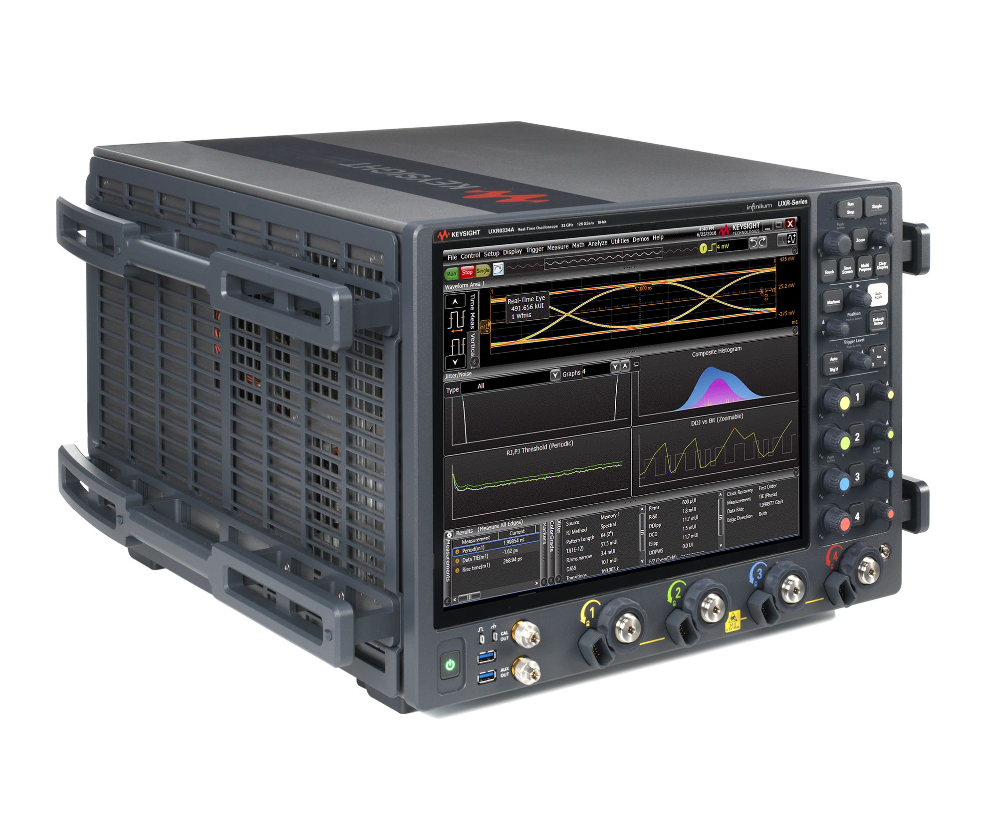Infiniium UXR Real-Time Oscilloscope / 33 GHz / 128GSa/s / 4 Channels Keysight Premium Used UXR0334A - Stock Image 1