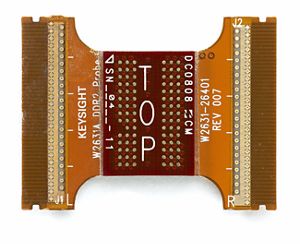 W3631Aロジック・アナライザ／オシロスコープ用DDR3 x16 BGAコマンドおよびデータプローブ