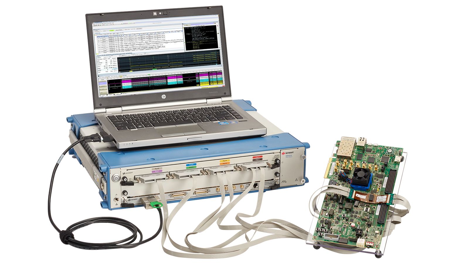 Logic Analyzer Module / 136 Channels / 12.5 GHz Timing Zoom / 5 GHz Timing / 350 MHz Base Keysight Premium Used U4164A - Stock Image 1