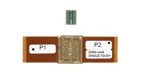 W4643A DDR4 x4/x8 BGA 인터포저(로직 분석기용), 61핀 ZIF에 연결