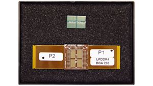 W6601A BGA Interposer, LPDDR4 200-ball, 2-wing for Logic Analyzer, Connects to 61-pin ZIF