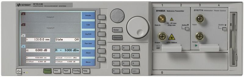 Lightwave Measurement System Mainframe Keysight Premium Used 8164B - Stock Image 1