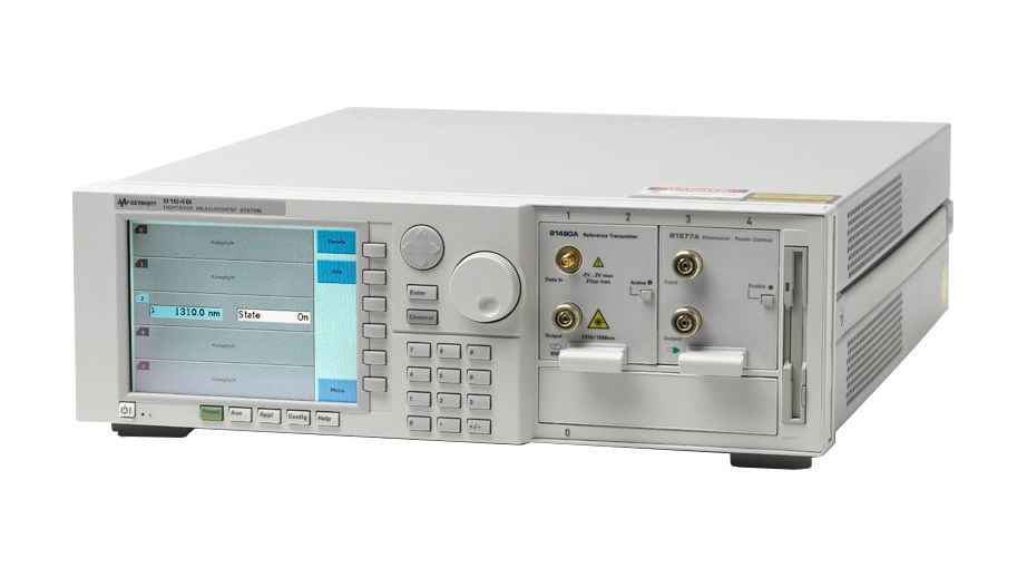 Lightwave Measurement System Mainframe Keysight Premium Used 8164B - Stock Image 2