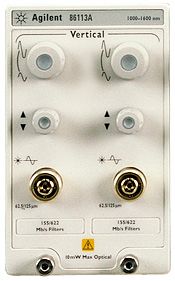 86113A 3 GHz dual channel amplified optical module