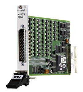 M9187A PXI Digital IO: 32 inputs, 32 outputs,  0.3V to 50V