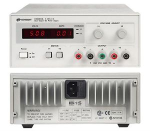 E3620A 50W Dual Output Power Supply, Two 25 V, 1 A