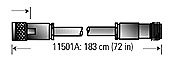 11500A Cable Assembly, Type-N (m) to Type-N (m), DC to 6.0 GHz