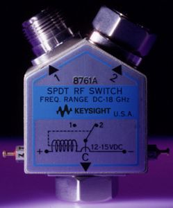 8761A 同軸スイッチ、DC～18 GHz、SPDT、12～15 V ソレノイド