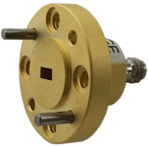 V281CS In-line coaxial-to-waveguide adapter, 1.0 mm (f) to WR-15, 50 to 75 GHz