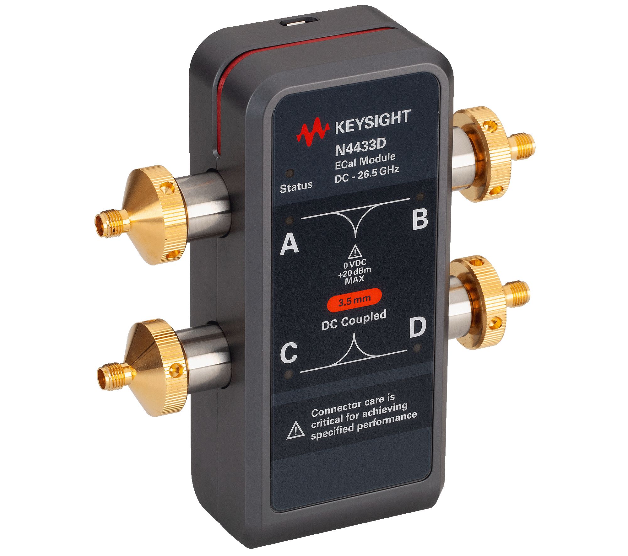 RF Electronic Calibration Module (ECal) / 4-Port Keysight Premium Used N4433D - Stock Image 1