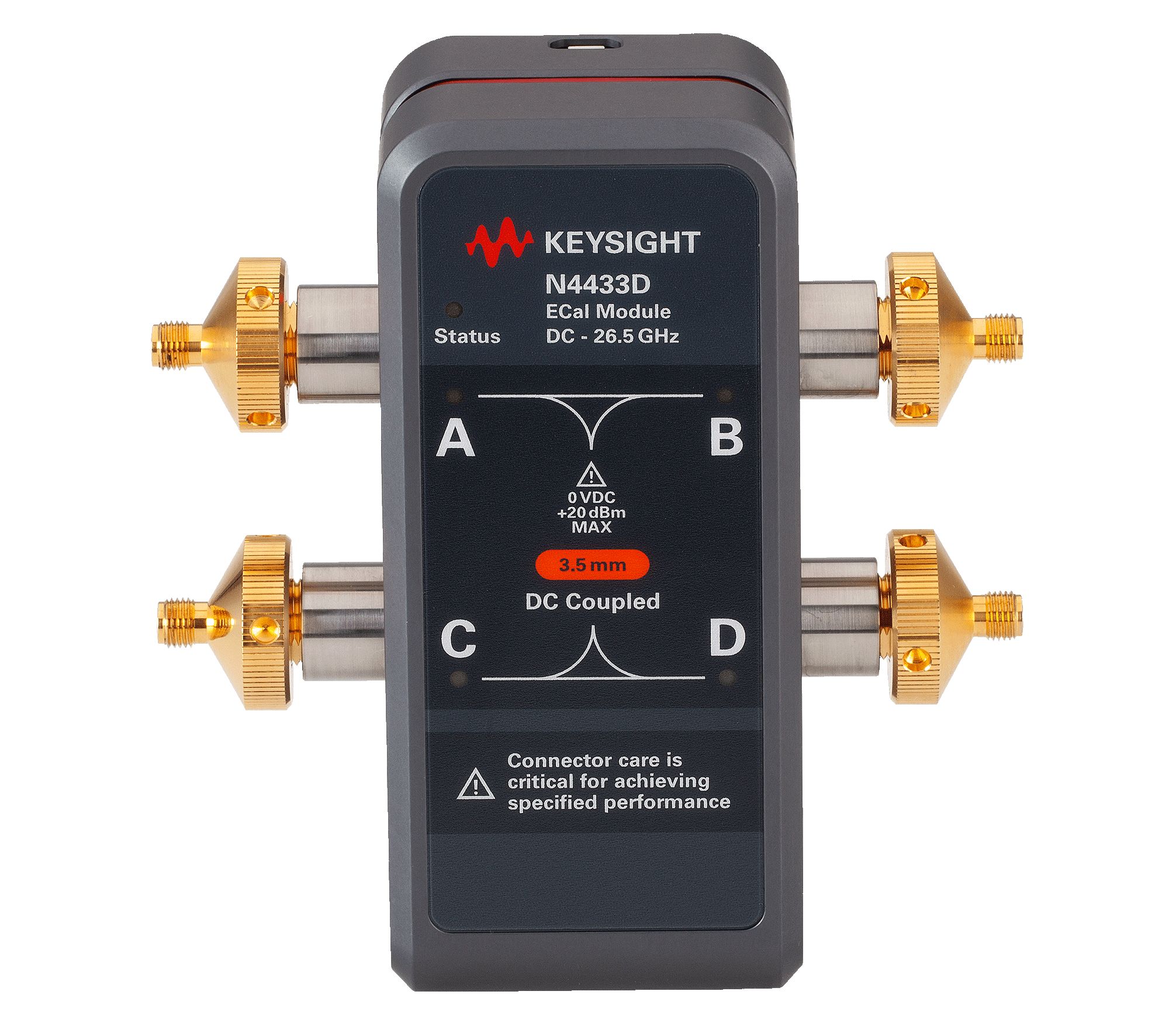 RF Electronic Calibration Module (ECal) / 4-Port Keysight Premium Used N4433D - Stock Image 2