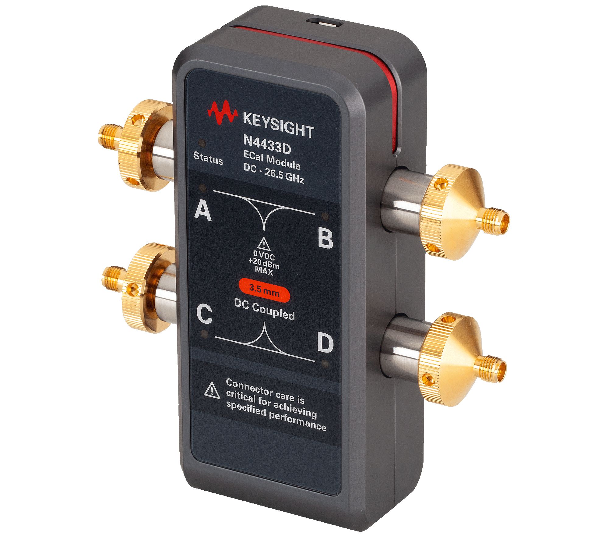 RF Electronic Calibration Module (ECal) / 4-Port Keysight Premium Used N4433D - Stock Image 3