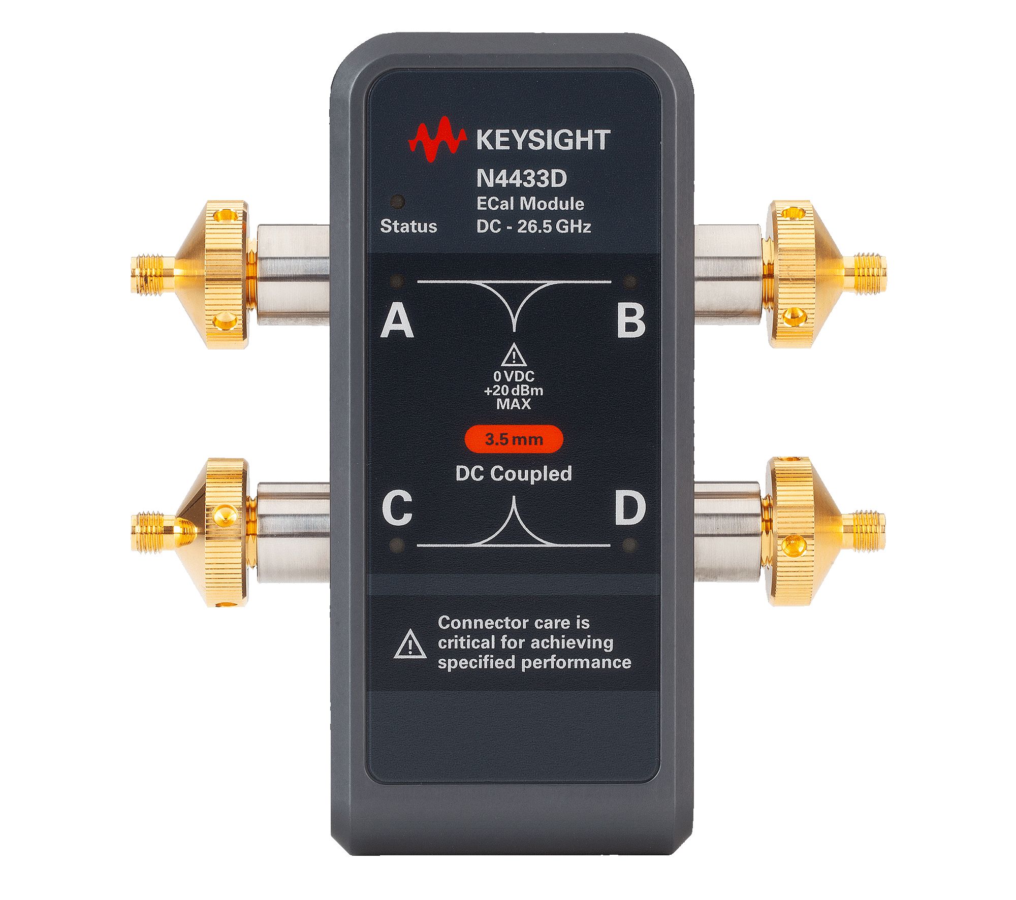 RF Electronic Calibration Module (ECal) / 4-Port Keysight Premium Used N4433D - Stock Image 4